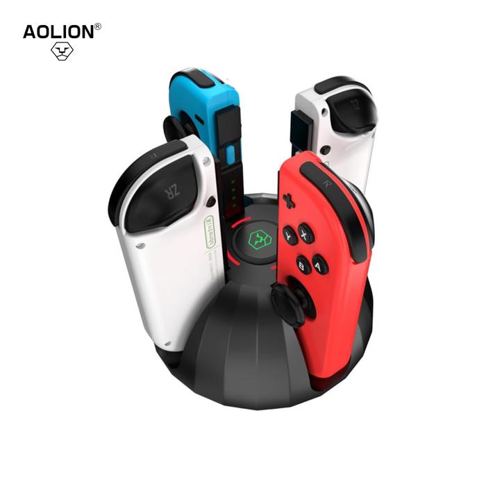 Aolion AL-N1001 JoyCon Charging Station 4 in 1 Controller Charger Charging Dock Stand with LED Indicator - Image 4