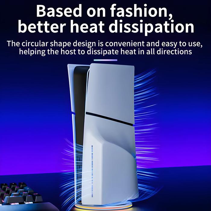 Aolion AL-P5439 RGB Vertical Stand for PS5 - Image 5