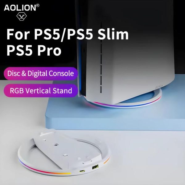 Aolion AL-P5439 RGB Vertical Stand for PS5