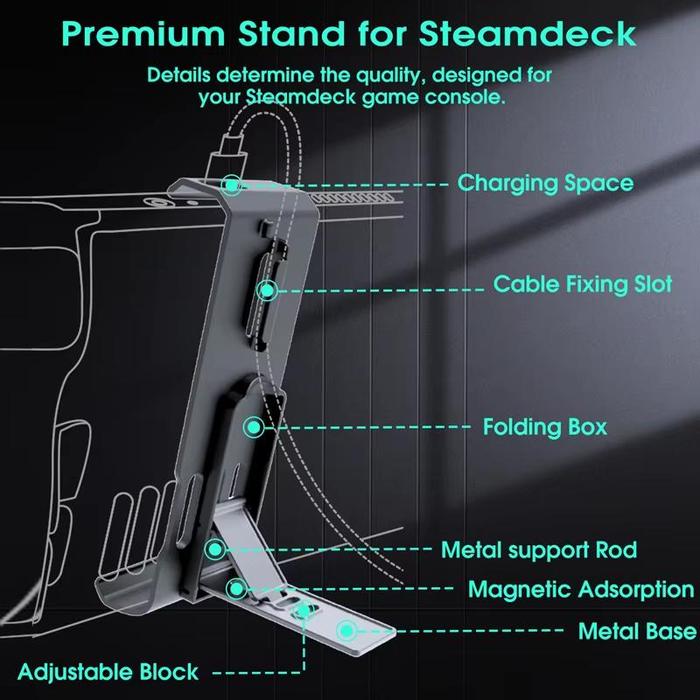 Aolion AL-ST1020 Kick Stand For Steam Deck - Image 7